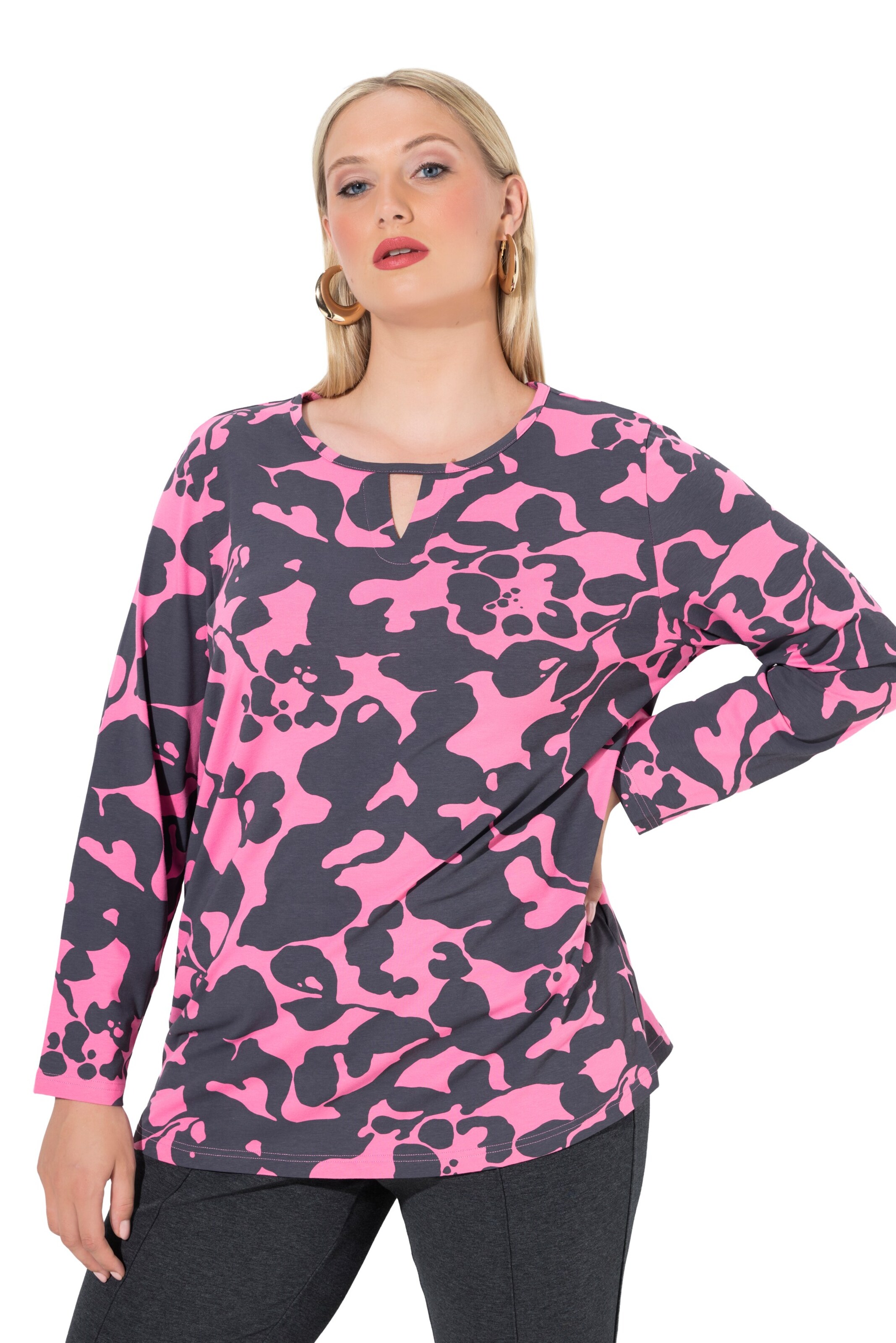 Ulla Popken Shirt in Pink: front