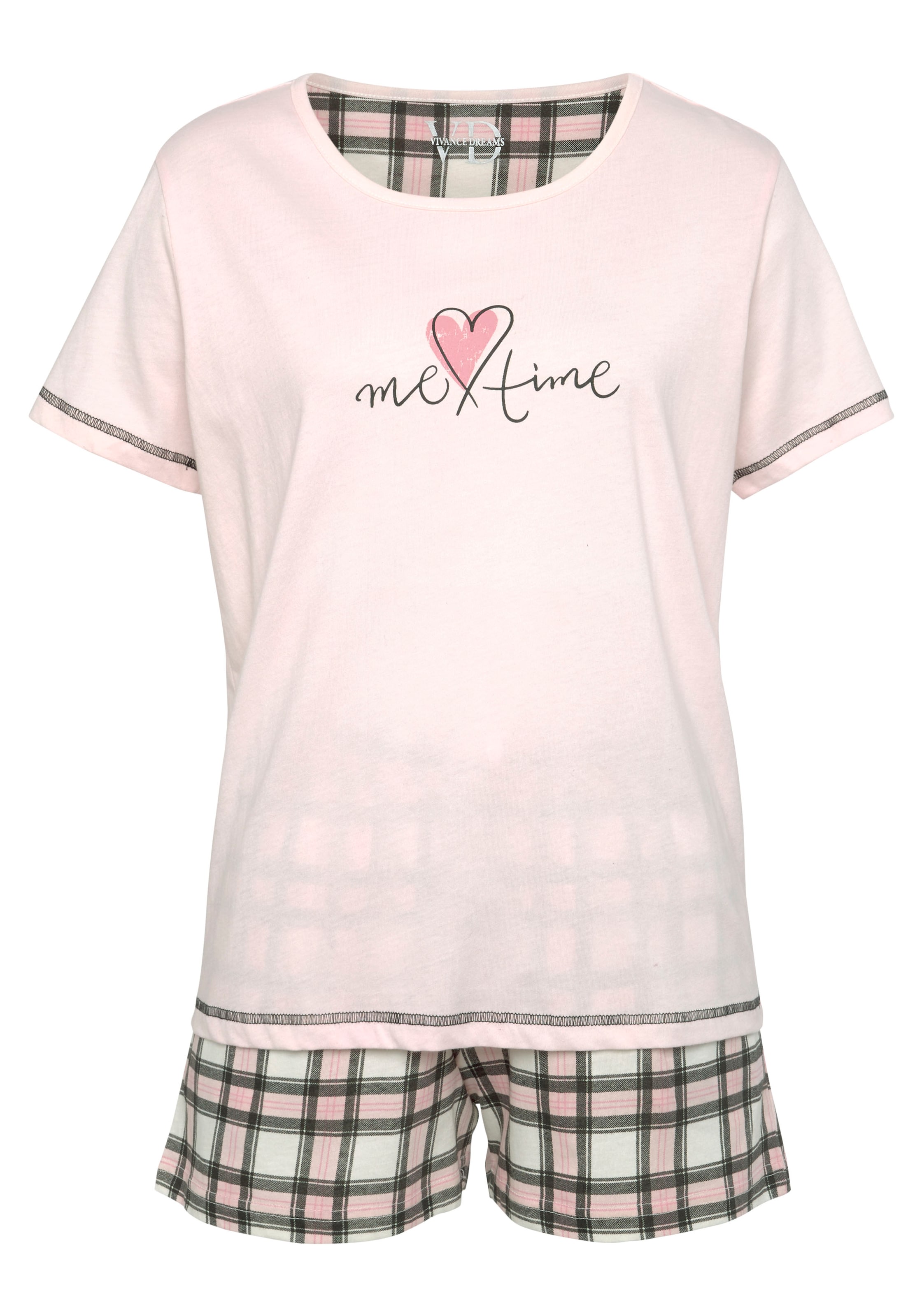 VIVANCE Pyjama-Sets in Mischfarben