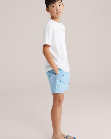 mėlyna WE Fashion Maudymosi kelnaitės