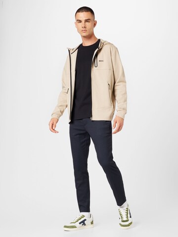 BOSS Bluza rozpinana 'Sariq' w kolorze beżowy