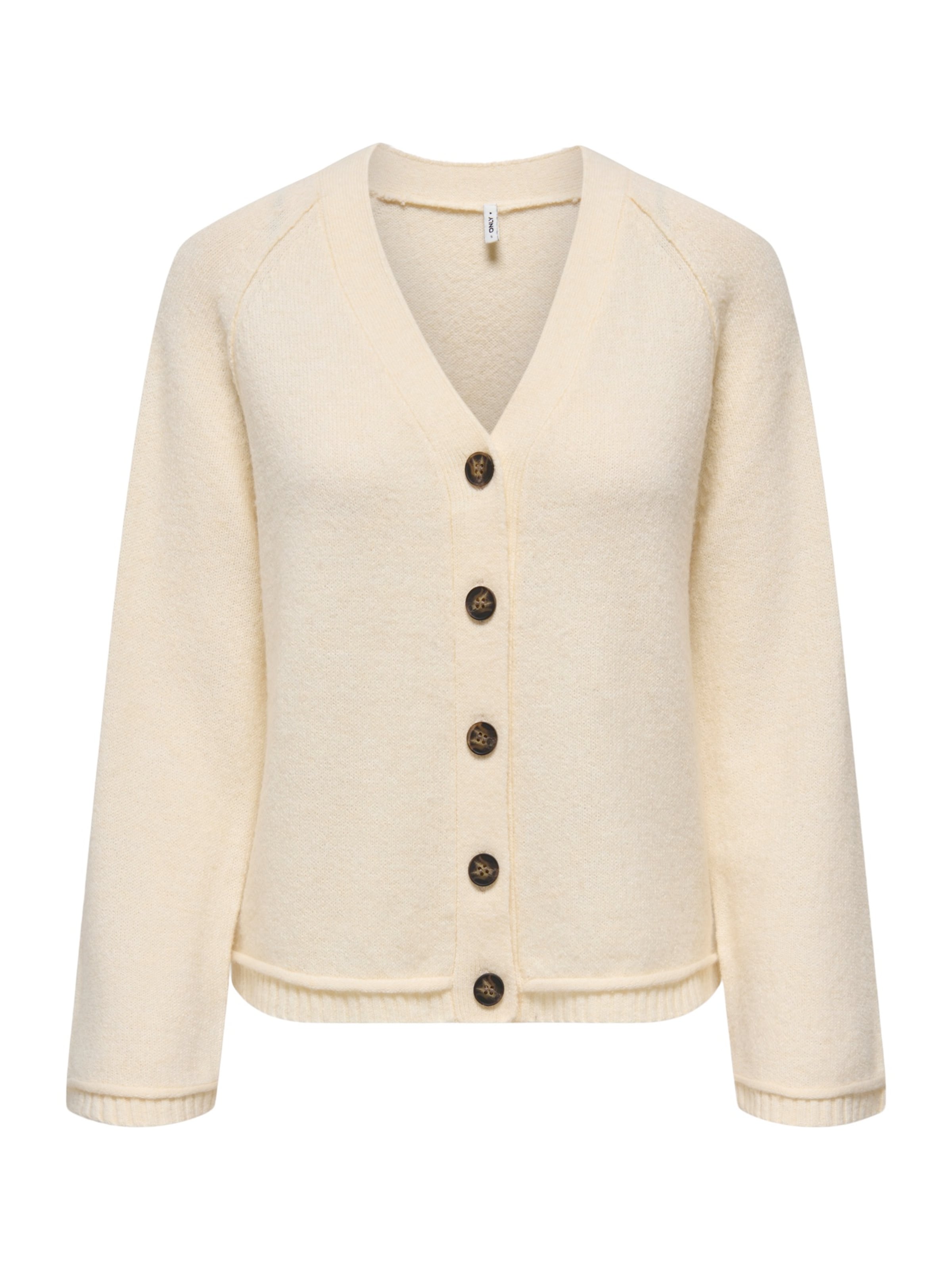 Cardigan 'ONLHAZEL' ONLY en beige : devant