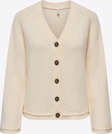ONLY Strickjacke 'ONLHAZEL' in Beige: Vorderseite