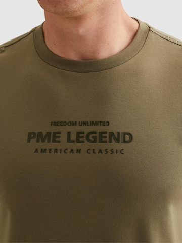 PME Legend T-shirt 'T-shirt in a cotton blend with artwork' i grön