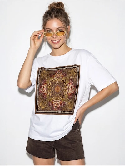 Maglietta 'T-Shirts' in S Bianco Lucci di colore bianco, Visualizzazione prodotti