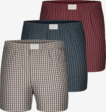 Boxers ' 3-Pack 'Karos' ' Lakeford & Sons en bleu : devant