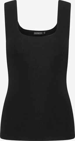 SOAKED IN LUXURY Top 'Adrianna' in Black: front