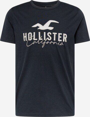 T-Shirt HOLLISTER en noir : devant