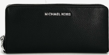 Portamonete di Michael Kors in nero: frontale