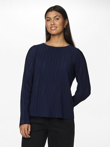 PIECES Bluse 'PCPammi' i blå: forside