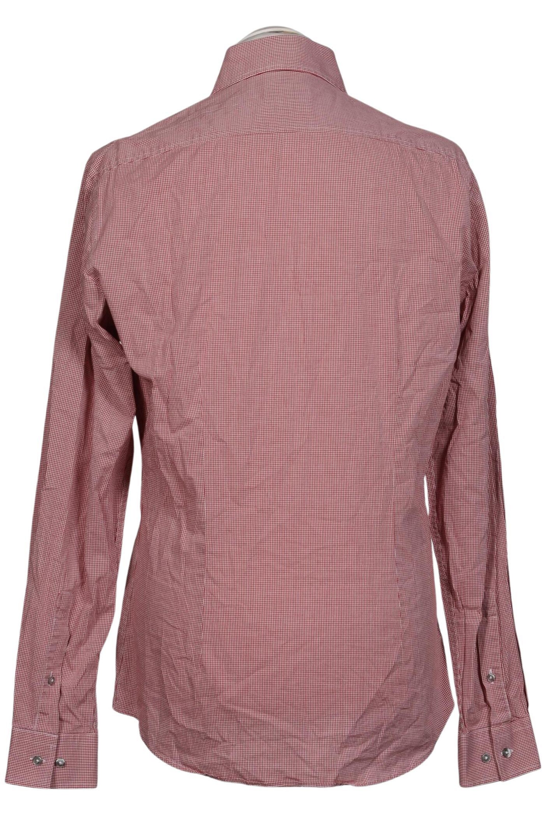 STRELLSON Button Up Shirt in M in Red