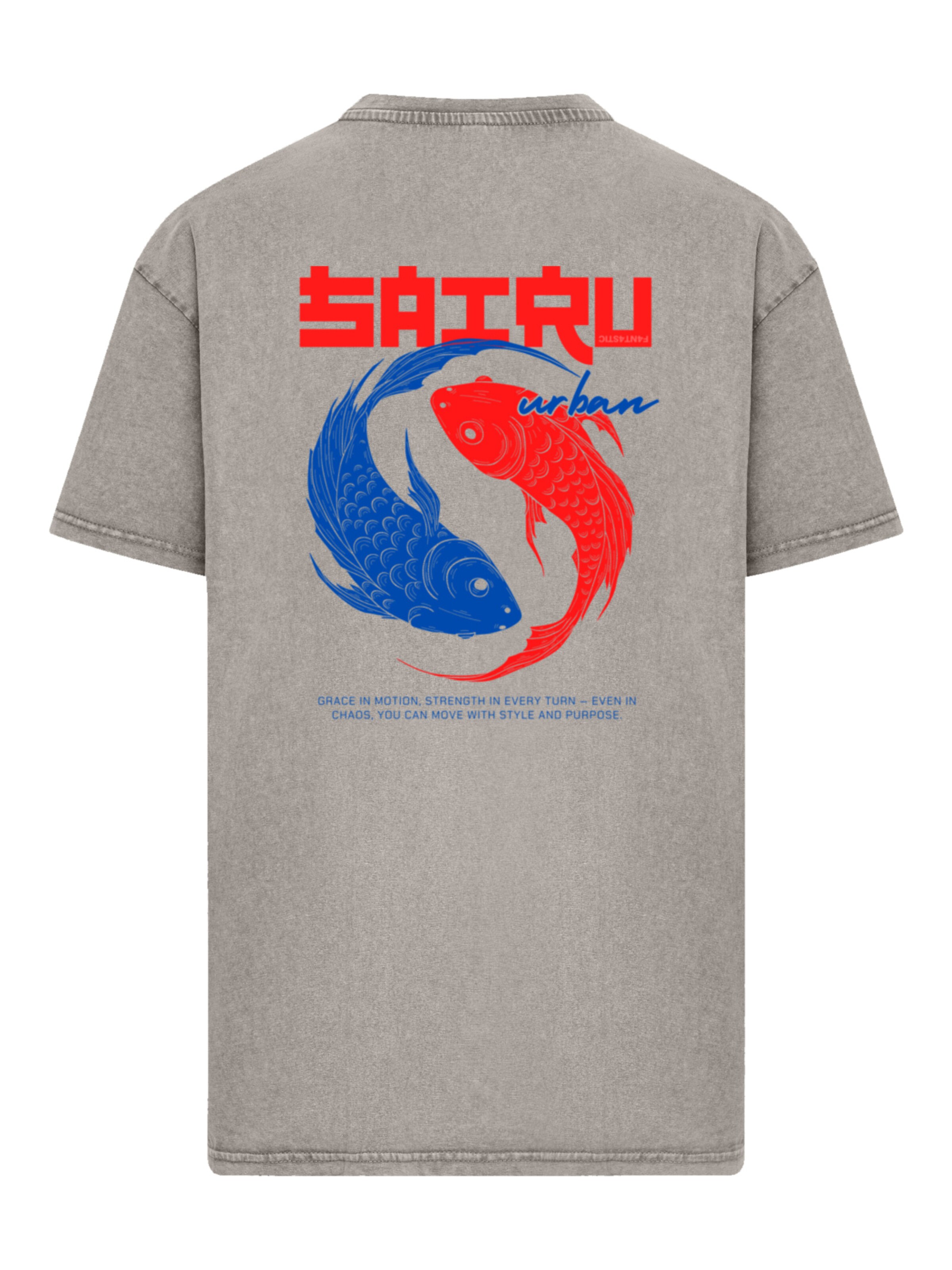 F4NT4STIC Shirt in Grey