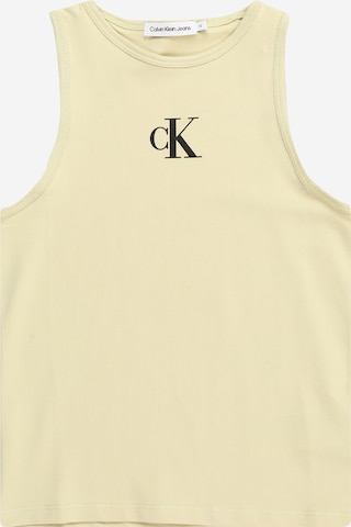 Calvin Klein Jeans Top in Beige: front