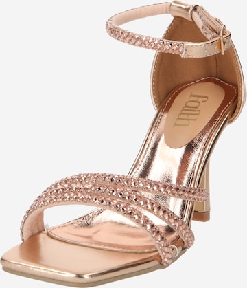 Dorothy Perkins Sandal i guld: framsida