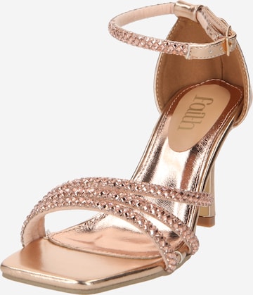 Dorothy Perkins Sandals in Gold: front