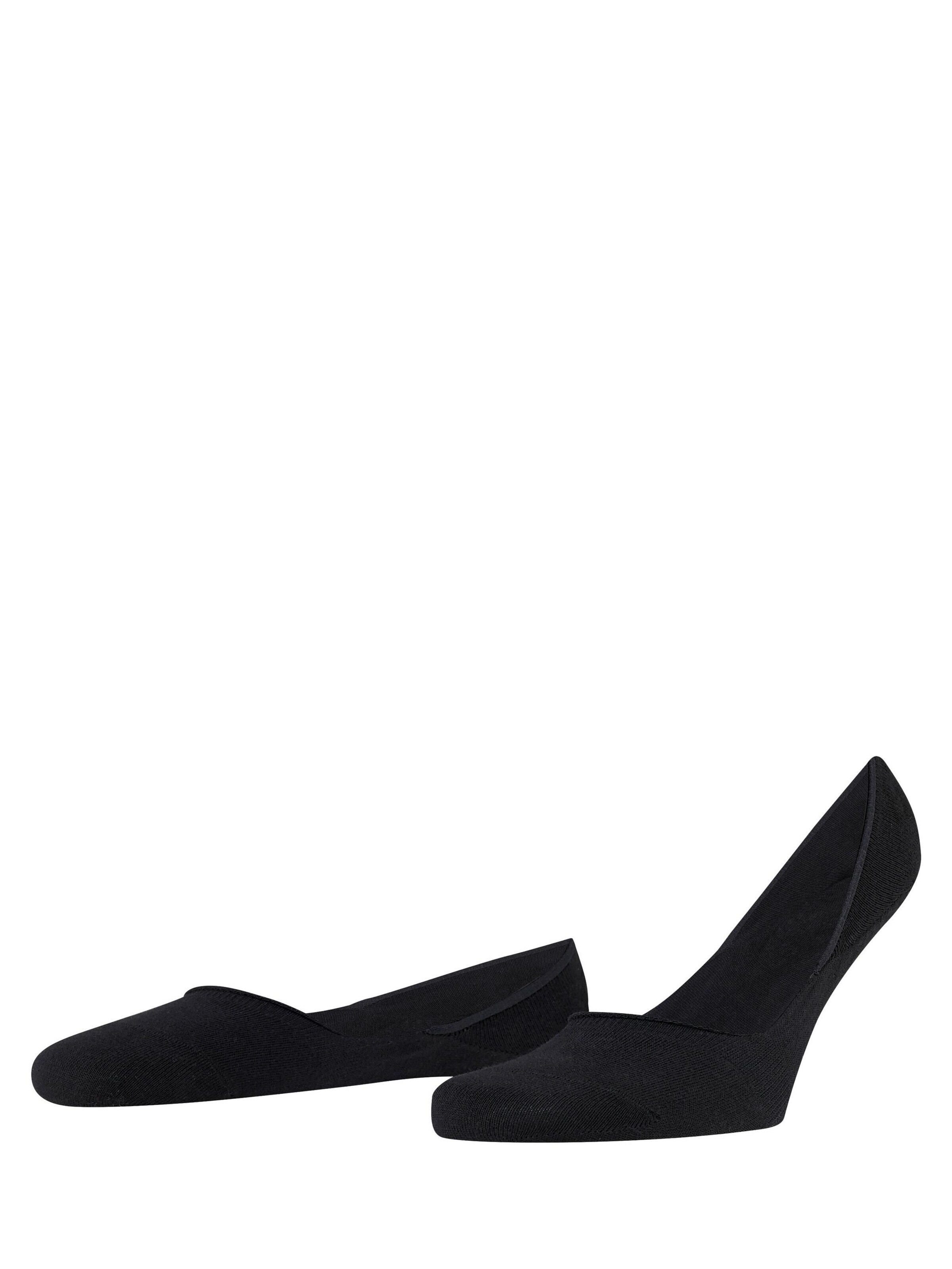 FALKE Füßlinge 'Step Medium Cut Box'‌‌ in Schwarz: Vorderseite