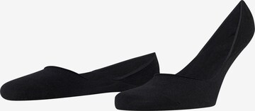 FALKE Füßlinge 'Step Medium Cut Box' in Schwarz: Vorderseite