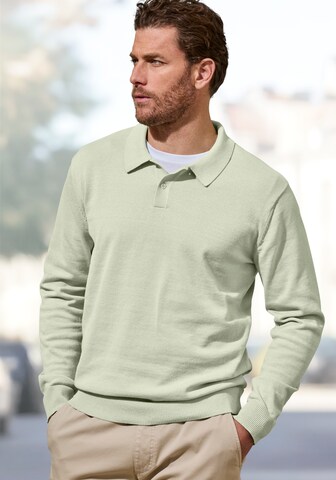 H.I.S Sweater 'EM LBG' in Green: front