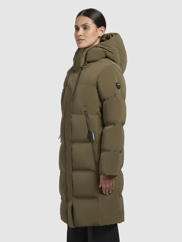 Cappotto invernale di khujo in verde