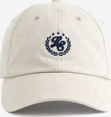 LEVI'S ® Pet 'LEVI'S® VARSITY BASEBALL CAP TAKE A LAP GREY' in Grijs: voorkant