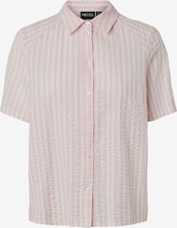 Chemisier 'PCSTINNA' PIECES en rose : devant