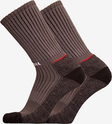 UphillSport Sportsocken 'VIRVA' in Grau: Vorderseite