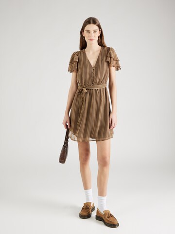 VILA Dress 'NORA' in Brown