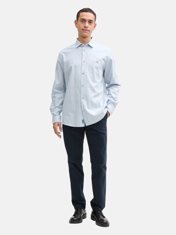 TOM TAILOR Regular fit Button Up Shirt in Blue