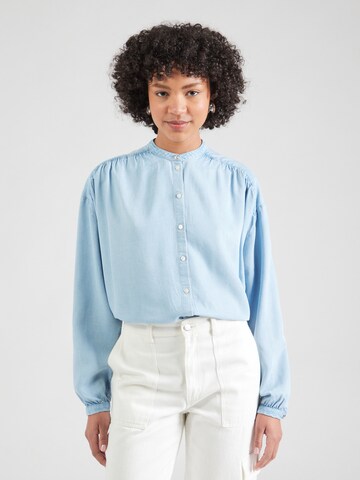 BOSS Blouse 'C_Bizzan' in Blue: front