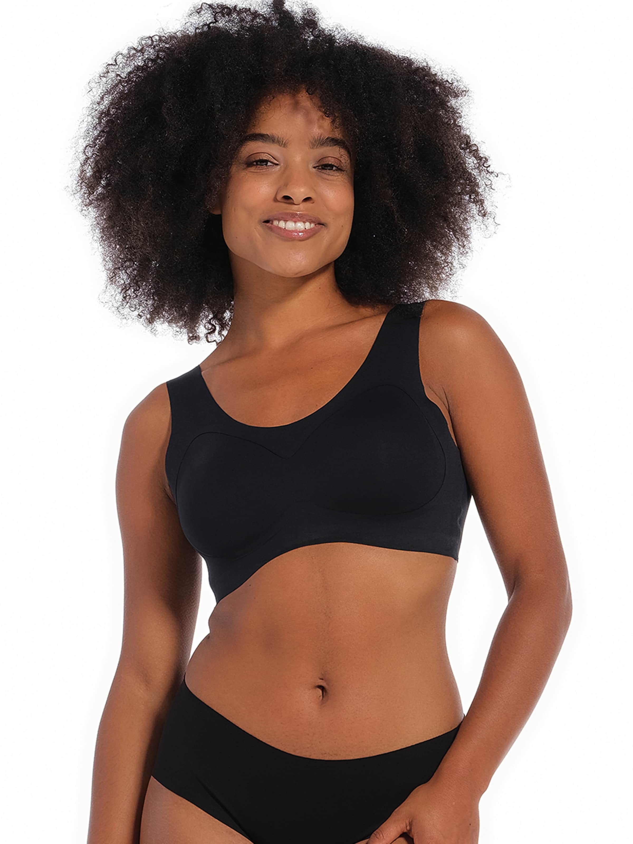 MAGIC Bodyfashion Bustier Melltartó 'Sensual' - fekete: elől