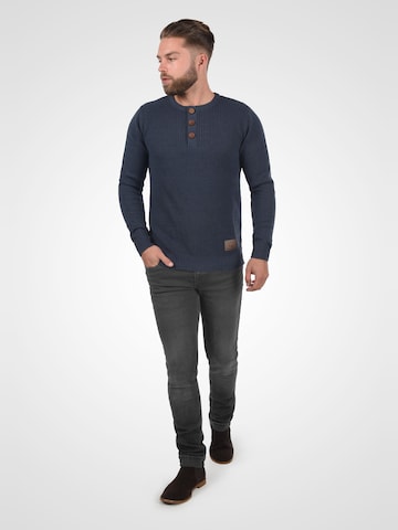 !Solid Pullover 'Terrance' in Blau: Vorderseite
