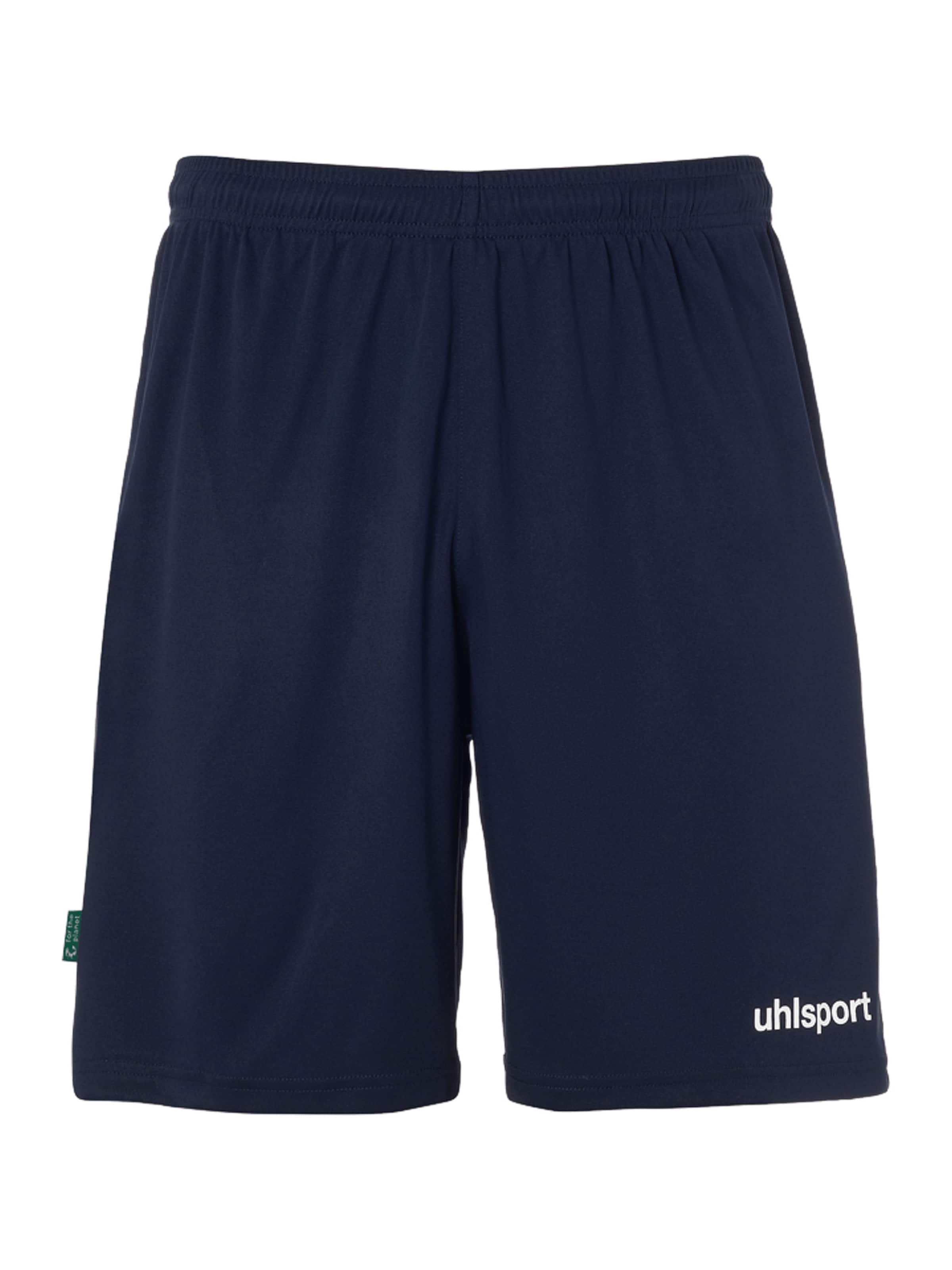 UHLSPORT Workout Pants in Blue: front