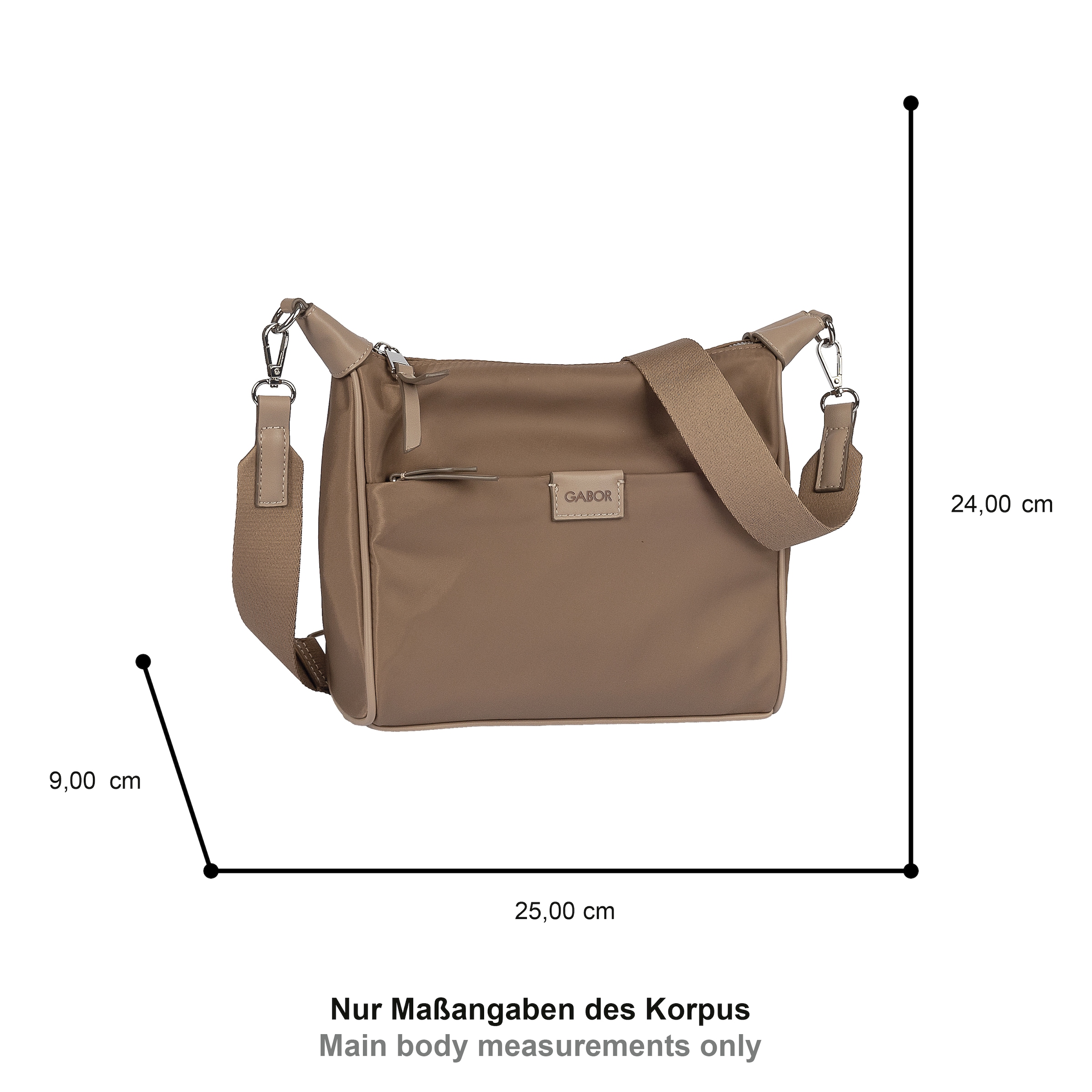 GABOR Crossbody Bag in Grey