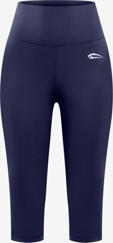 Skinny Pantalon de sport ' Advanced Affectionate ' Smilodox en bleu : devant