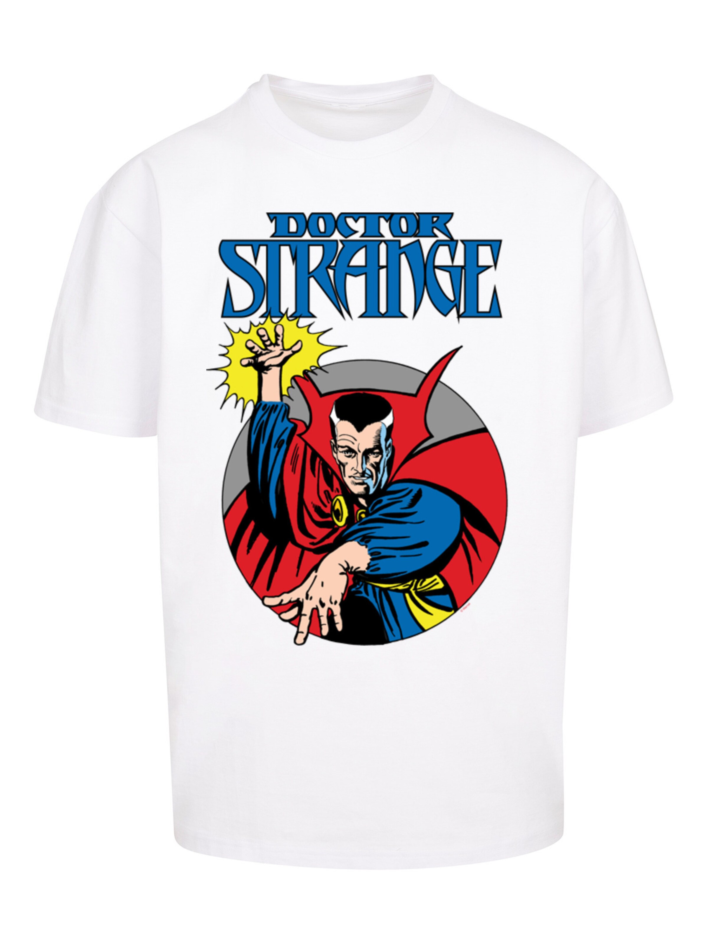 F4NT4STIC Shirt 'Marvel Doctor Strange' in Wit: voorkant