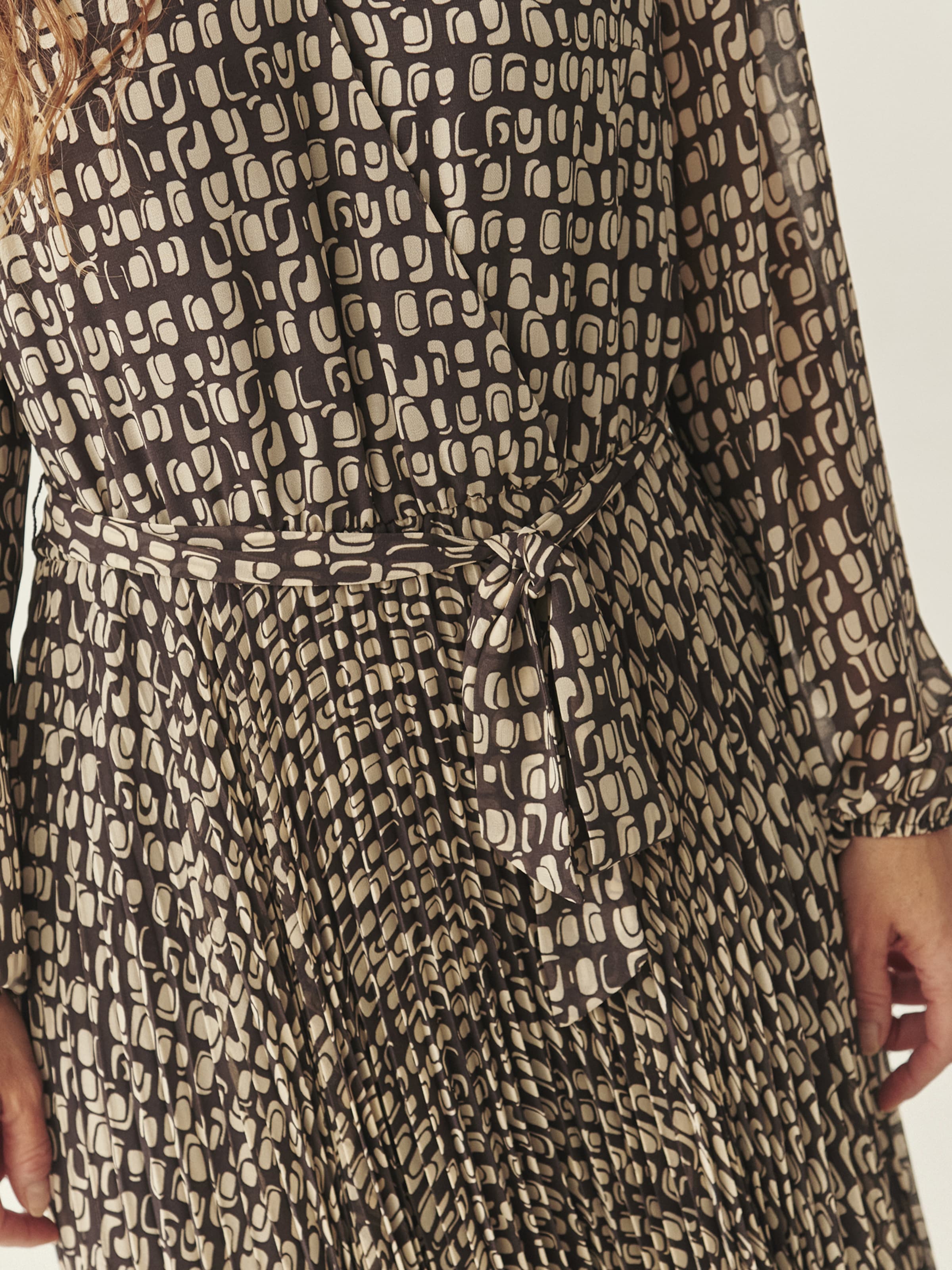 TATUUM Obleka | rjava barva