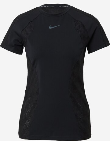 T-shirt fonctionnel NIKE en noir : devant