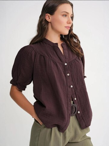 MixRay - Blusa em castanho