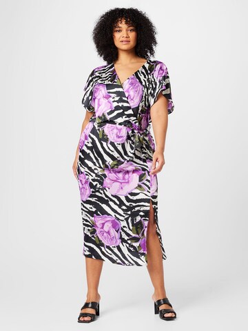 Robe River Island Plus en violet : devant