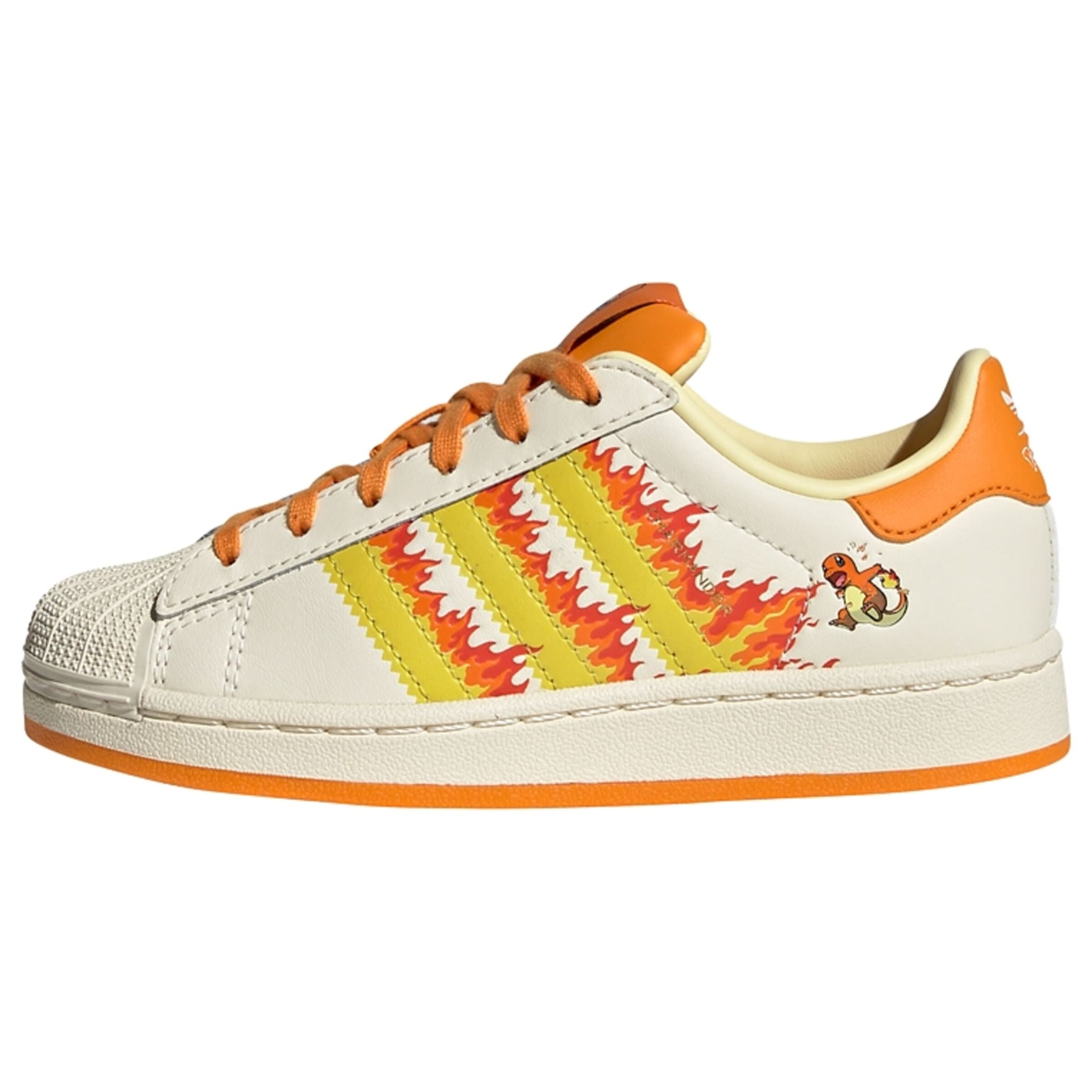 ADIDAS ORIGINALS Sapatilhas 'Pokémon Superstar II' em 28 em amarelo / laranja / branco, Vista do artigo