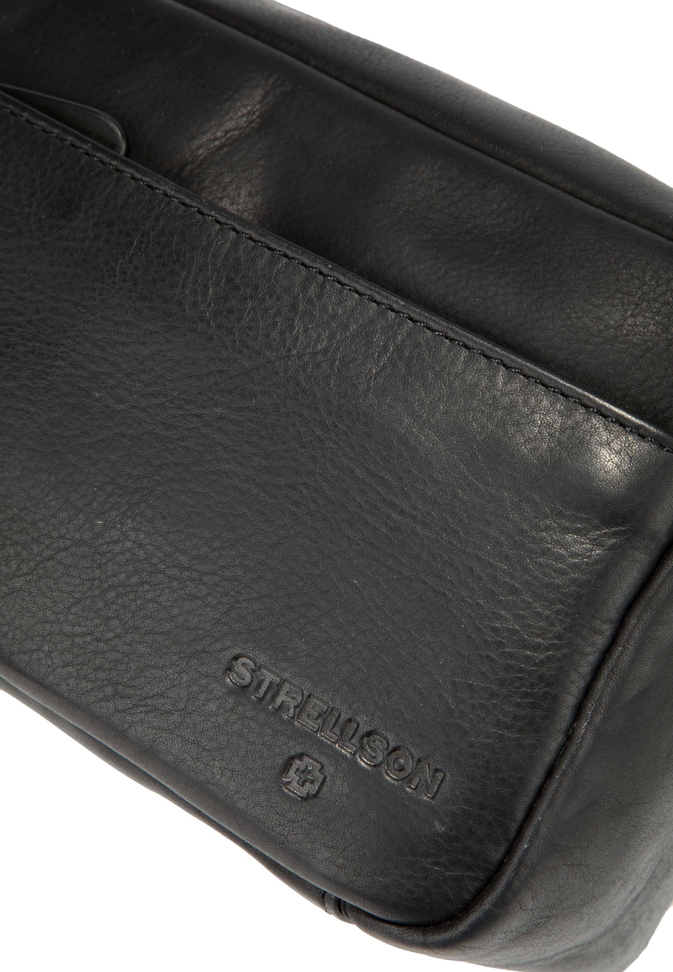 STRELLSON - Mala de higiene 'Stratford 2.0 Dick' em preto