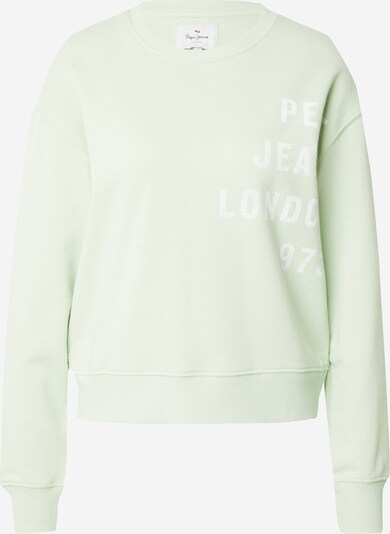 Pepe Jeans Sweatshirt 'ALANIS' in mint / weiß, Produktansicht