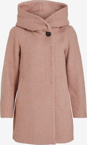 VILA Between-Seasons Coat in Pink: front