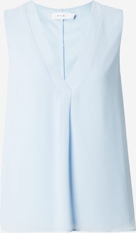 VILA Blouse 'MARIA' in Blauw: voorkant