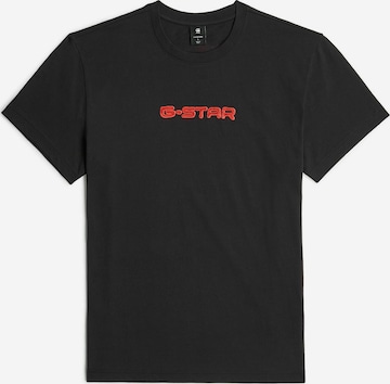 G-STAR Shirt in Zwart: voorkant