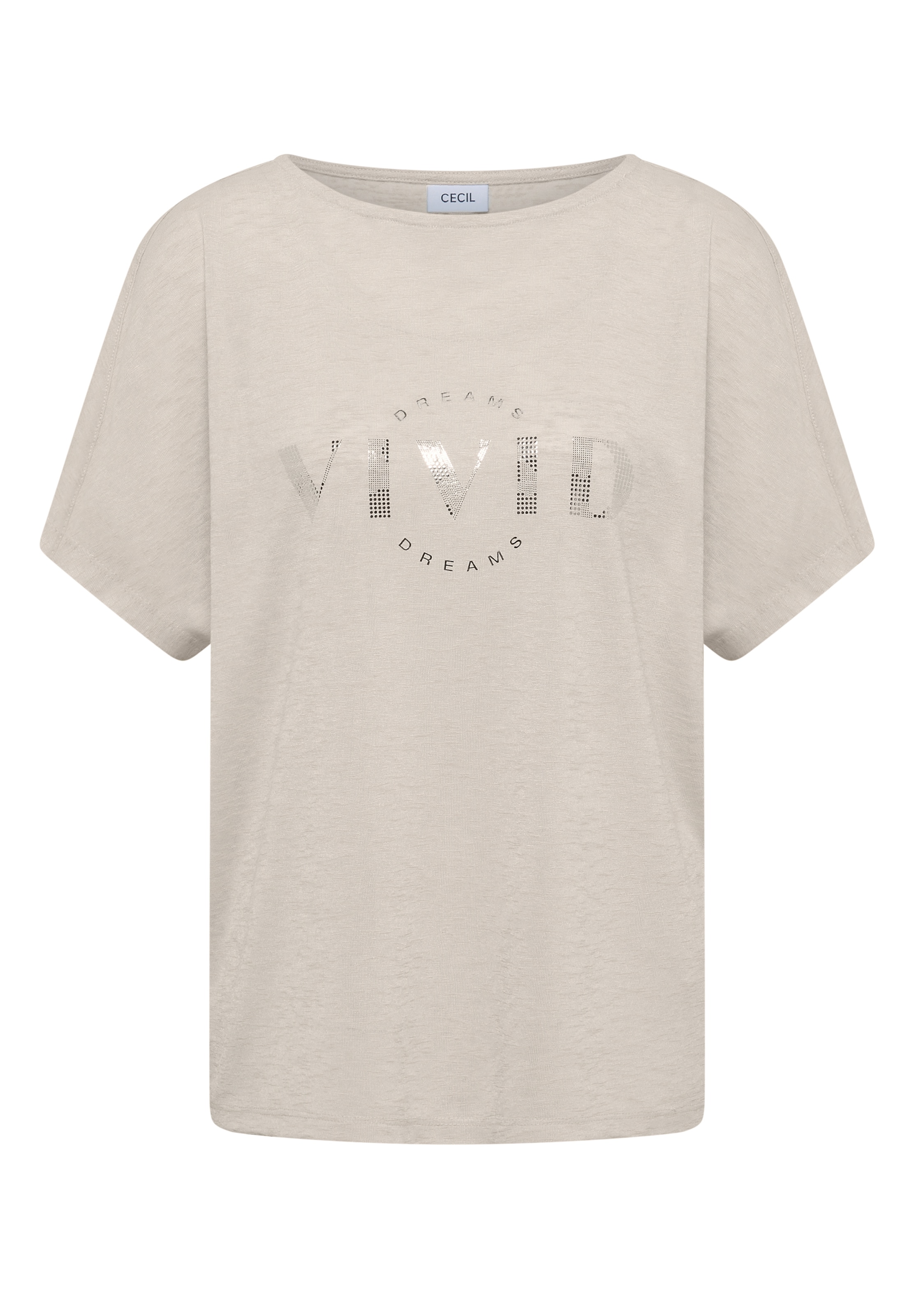 CECIL T-Shirt in Beige: Vorderseite