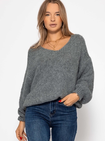 SASSYCLASSY Oversizepullover in Grau