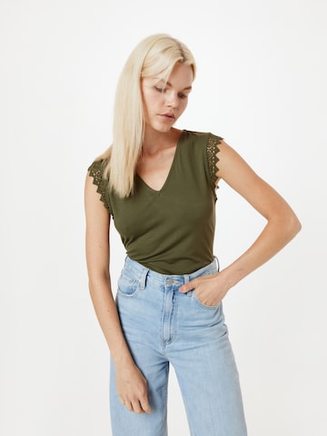 ABOUT YOU - Camisa 'Caitlin' em verde: frente