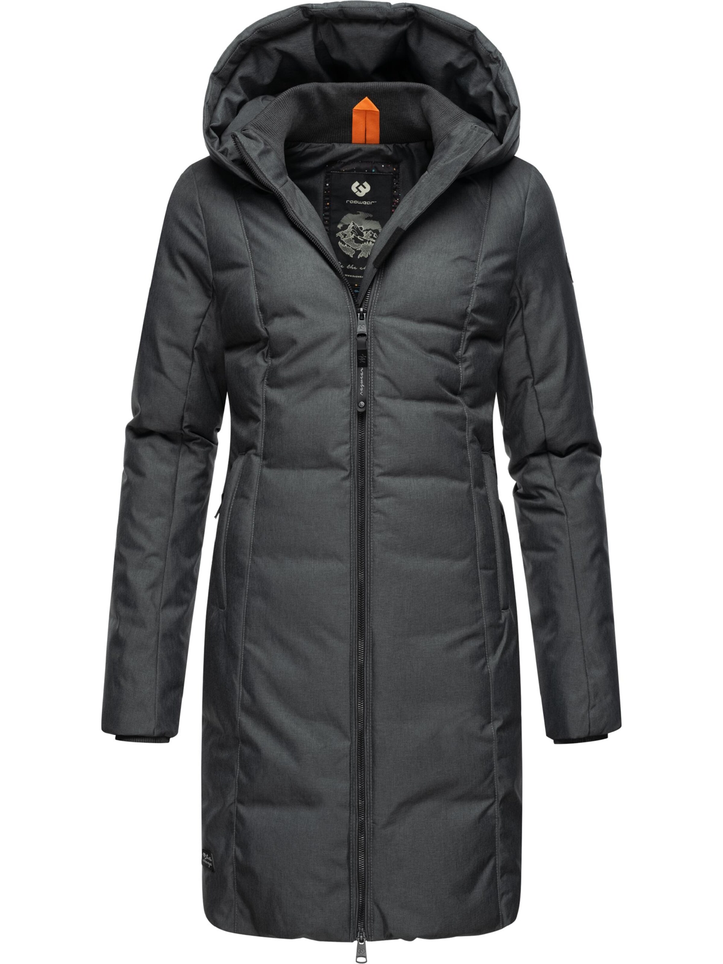 Ragwear Зимно палто 'Amarri' в сиво: отпред