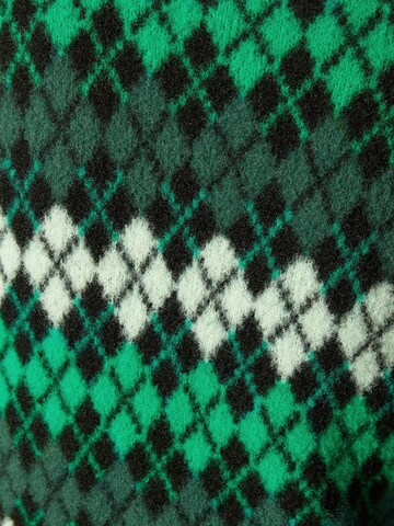 Bershka Knit cardigan in Green