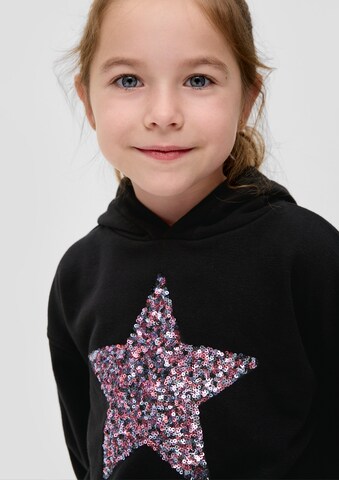 s.Oliver Sweatshirt in Zwart